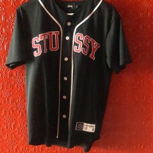 Stussy black jersey size small.